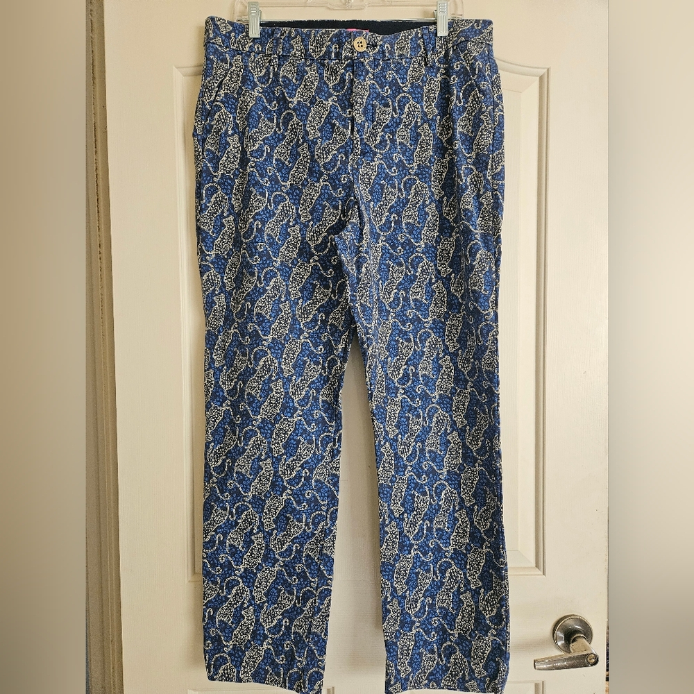 Lilly Pulitzer Easy To Spot Golden Cat Pants